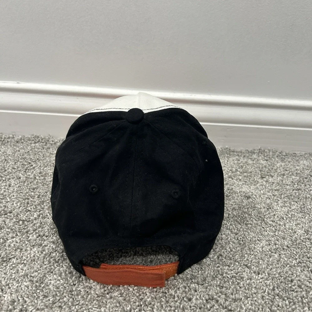 Harley Davidson Motor Cycles Adjustable Boys Hat Black/White/Orange - Picture 3 of 8
